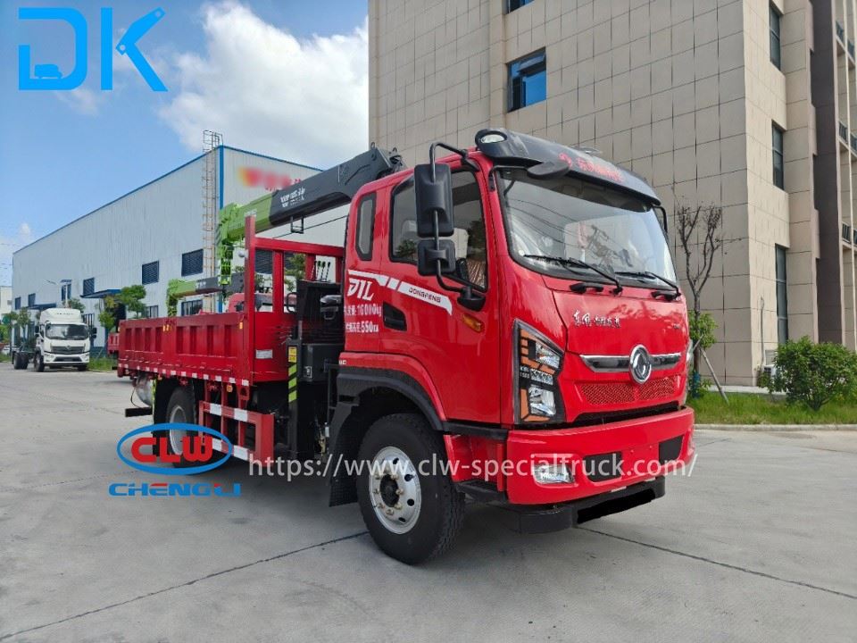 Dongfeng D1L 6.3 Tons Straight Boom Crane factory