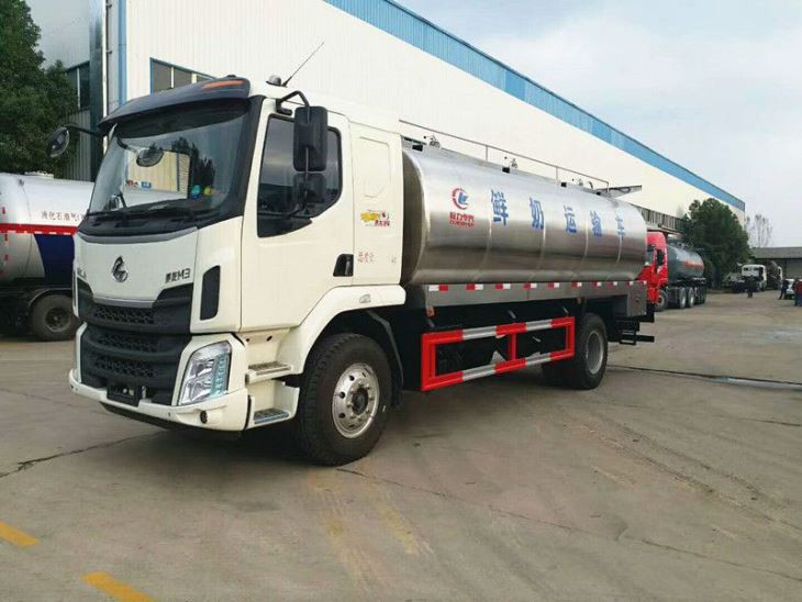 17 cubic meter milk tanker